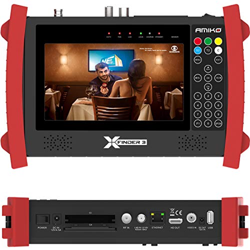 Amiko X-Finder 3 HD DVB-S/S2 + C/T/T2 Satfinder Sat Finder Messgerät Akku LCD Display HDMI Ton Bedienungsanleitung tragbar Amiko X-Finder 3 HD DVB-S/S2 + C/T/T2 Satfinder Sat Finder Messgerät Akku LCD Display HDMI Ton Bedienungsanleitung tragbar von Amiko