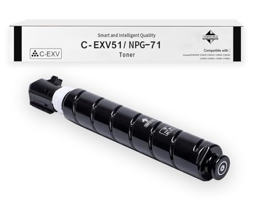 Amla Toner Kompatibel mit Canon EXV 51 Toner C-EXV51 Schwarz Toner für Canon iR ADV C5535 Canon iR ADV C5540 C5550 C5560 Canon iR C5535i iR C5540i C5550i C5560i DX C5735i C5740i C5750i C5760i von Amla