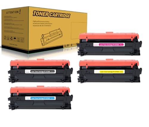 Amla 1 Schwarz Toner Kompatibel mit HP 508X Toner Schwarz für HP CF360X Toner HP 508XK Toner für HP Colour Laserjet M553dn HP M552dn M553n M553x M577c M577dn M577f M577z (1× Schwarz) von Amla