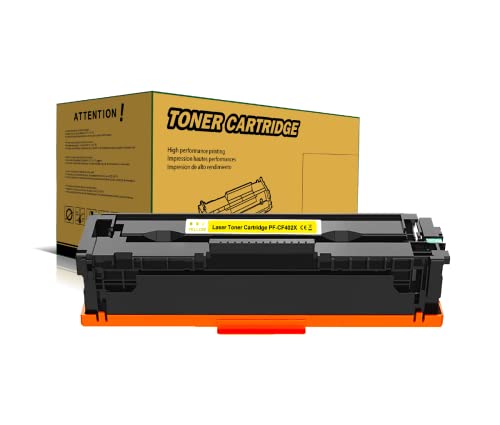 Amla 2300 Seiten Toner Kompatibel mit HP 201X HP 201A für HP CF402X CF402A für HP Colour Laserjet Pro M252 M252dw M252n M274 M274n MFP M277 MFP M277dw MFP M277n (1× Gelb von Amla