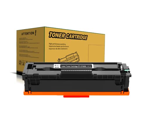 Amla 2800 Seiten Toner Kompatibel mit HP 201X Schwarz HP201X BK für HP CF400X CF400A für HP Colour Laserjet Pro M252 M252dw M252n M274 M274n MFP M277 MFP M277dw MFP M277n ( 1× Schwarz ) von Amla