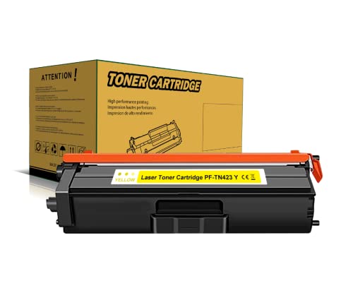 Amla Kompatibel Toner Brother TN 423 Brother TN-423 Brother TN423 Toner für Brother HL L8260CDW HL L8360CDW MFC L8610CDW MFC L8690CDW MFC L8900CDW DCP L8410CDW(1× Gelb ) von Amla