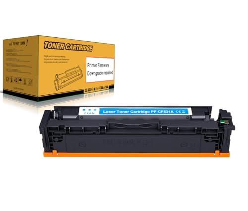 Amla Toner 205A Kompatibel mit Tonerkartusche HP 205A Cyan Ersatz für HP CF531A für HP Color Laserjet Pro M181FW M181 M180N M180 für HP Color Laserjet Pro M154NW M154A M154 (Cyan) von Amla