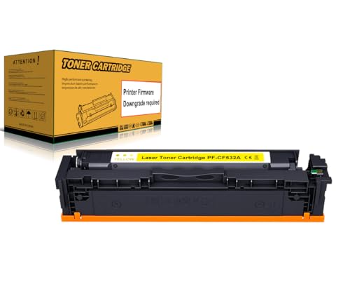 Amla Toner 205A Kompatibel mit Tonerkartusche HP 205A Gelb Ersatz für HP CF532A für HP Color Laserjet Pro M181FW M181 M180N M180 für HP Color Laserjet Pro M154NW M154A M154 (Gelb) von Amla