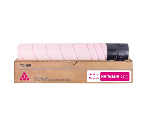 Amla Toner A8DA350 Kompatibel mit Konica Minolta TN324M Toner TN-324M Toner Konica Minolta TN-324 Toner Magenta für Konica Minolta BizHub C258 BizHub C308 BizHub C368 Amla Toner A8DA350 Kompatibel mit Konica Minolta TN324M Toner TN-324M Toner Konica Minolta TN-324 Toner Magenta für Konica Minolta BizHub C258 BizHub C308 BizHub C368 von Amla