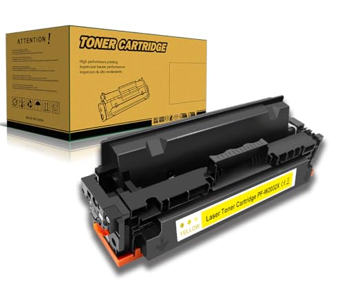 Amla Toner Kompatibel mit HP 415X Toner Gelb für HP W2032X Toner HP 415XY für HP Color Laserjet pro MFP M479fdw M479fdn M479dw M479fnw M454dw HP Colour Laserjet Enterprise M455dn M480F HP W2032A von Amla
