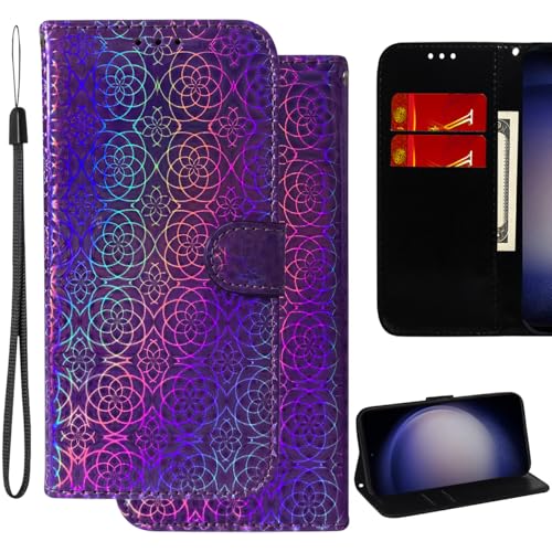 Ammeer Glänzend Hülle für OnePlus Nord CE4 Lite, Magnetische Flip Funkeln PU Leder Schutzhülle Handy Tasche Case Cover Brieftasche Wallet Stand Kartenfächer Trageschlaufe - Lila Ammeer Glänzend Hülle für OnePlus Nord CE4 Lite, Magnetische Flip Funkeln PU Leder Schutzhülle Handy Tasche Case Cover Brieftasche Wallet Stand Kartenfächer Trageschlaufe - Lila von Ammeer