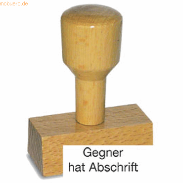 Amos Textstempel Holz Gegner hat Abschrift von Amos