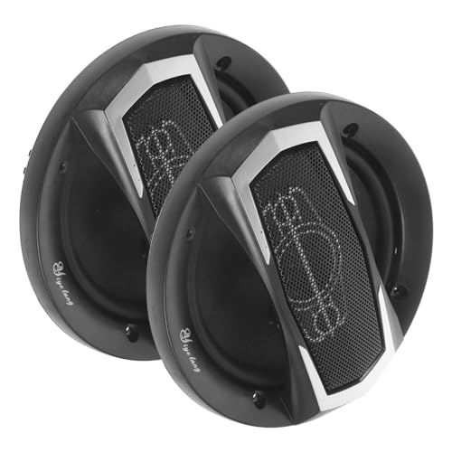 Amosfun 1 Paar 6 Autolautsprecher Ersatz Klein Lautsprecher Autoradio Montiert Koaxiallautsprecher Im Auto Automobil Autoradio Mit 6 Lautsprechern Einzel Für Black Gummi von Amosfun