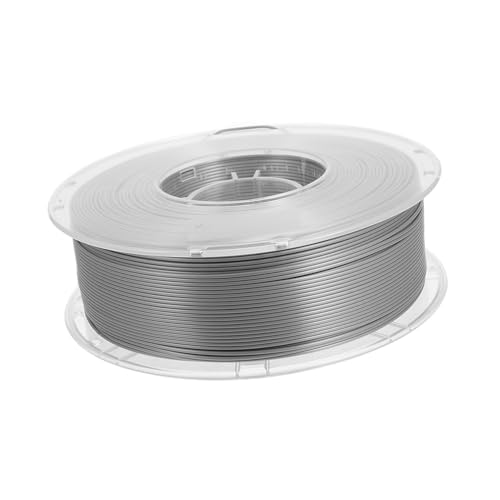 Amosfun 1 Rolle Verbrauchsmaterialien für den 3D-Druck drucken Materialdrucker Filament für 3D-Drucker Drucker Filament pla Druckerfilamente 1,75-Pla-Filament 3D-Filament Silber von Amosfun