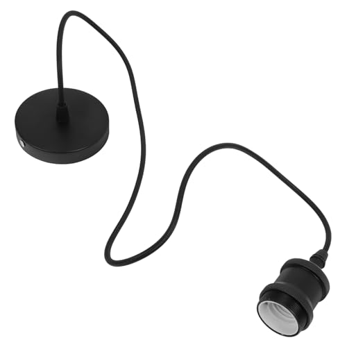 Amosfun 1 Sätze Hängescheibenlampenhalter pendelleuchte Kabel küchenbeleuchtung wohnzimmerbeleuchtung Bar Retro-Deckenleuchten Kupferleuchte Hängelampen-Set PVC Black Amosfun 1 Sätze Hängescheibenlampenhalter pendelleuchte Kabel küchenbeleuchtung wohnzimmerbeleuchtung Bar Retro-Deckenleuchten Kupferleuchte Hängelampen-Set PVC Black von Amosfun