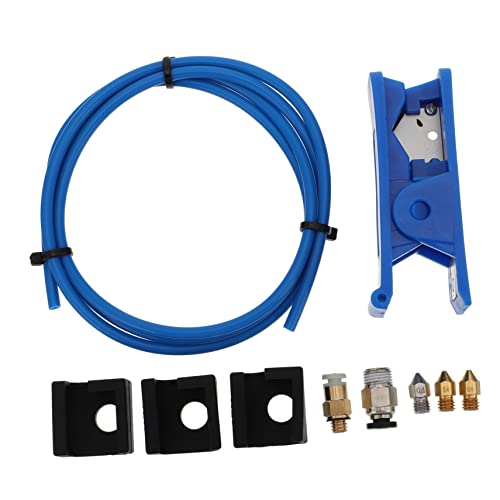 Amosfun 1 Satz 3d drucker zubehör quick connect silikondeckel set ptfe schlauch Schnelle Verbindung Extruder klein Fall Düse 3D-Druckerteile PTFE-Schlauch Silikonhülle Kieselgel von Amosfun