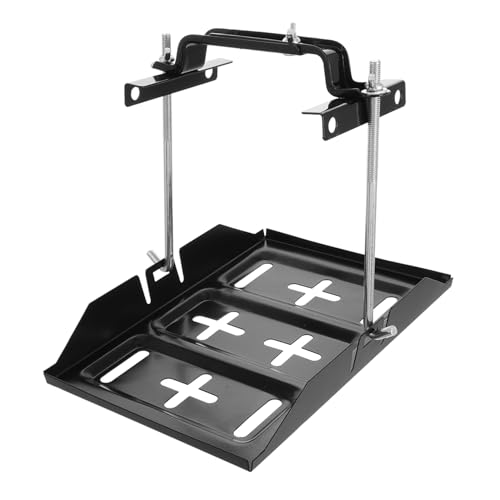 Amosfun 1 Satz Autobatteriefach Stabilisator Für Den Trolling-motor Blue Sea Sicherungsblock Batteriefach Für Boot Siehe Stecker Schiffsbatteriefach Batteriehalterung Metall Black von Amosfun