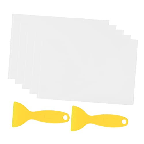 Amosfun 1 Satz Harz 3d-druckerteil Beleg Film 3d Drucker Zubehör Folie Mit Hoher Durchlässigkeit 3d-druckerfolie Fep 5 Stück von Amosfun