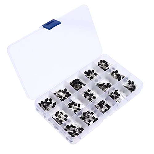 Amosfun 1 Satz Triode Elektronisch Leistung Ärmel Bausatz Schlüssel Konkura Emiconductor Schalttransistor Bipolare Transistoren Halbleiter Plastikbox Transistoren Silizium 300 Stück Amosfun 1 Satz Triode Elektronisch Leistung Ärmel Bausatz Schlüssel Konkura Emiconductor Schalttransistor Bipolare Transistoren Halbleiter Plastikbox Transistoren Silizium 300 Stück von Amosfun