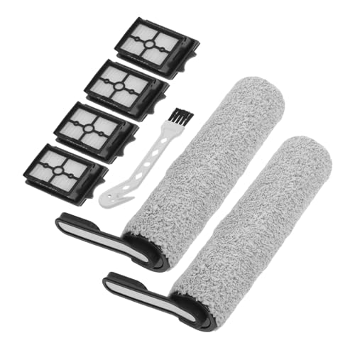 Amosfun 1 Set Boden Waschmaschine Zubehör Filter Pinsel Teil Roller Wäscher Kit Ersetzen Bundle Silber Kunststoff von Amosfun
