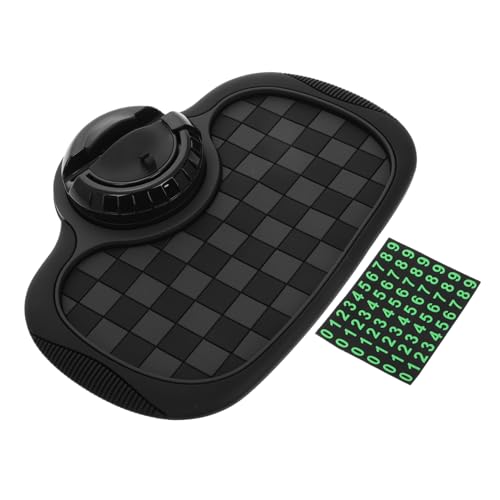 Amosfun 1 Set Mittelkonsole Rutschmatte Autohalterung Autohalterung Auto Rutschmattenhalter Autopad Auto Armaturenbrett Organizer Autohalter Für Auto Schwarz von Amosfun