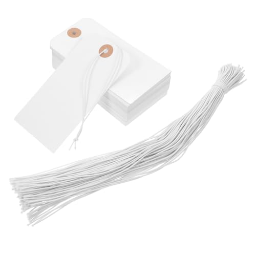Amosfun 100 Stück leere Beschriftungsschilder Etikett Kleidung schmucklos Schlüssel Stichworte Tags mit Draht Papieranhänger mit Loch Draht-Tags leere Geschenkanhänger Weiß Amosfun 100 Stück leere Beschriftungsschilder Etikett Kleidung schmucklos Schlüssel Stichworte Tags mit Draht Papieranhänger mit Loch Draht-Tags leere Geschenkanhänger Weiß von Amosfun
