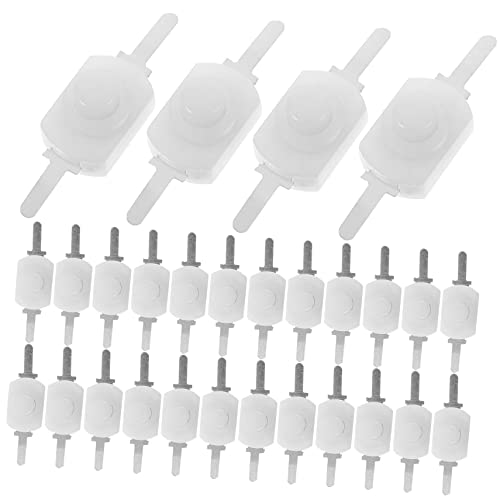 Amosfun 100Stücke Selbstverriegelungs Druckknopfschalter Latching Micro Switch Für Taschenlampen Pin Selbstsperre Für DIY Projekte von Amosfun