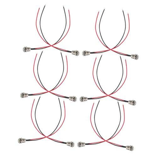 Amosfun 10Stücke Wasserdichte Druckknopfschalter mit Vorverdrahtetem Selbstverriegelndes Flaches Kopfdesign für Auto Boot und Elektronikprojekte Amosfun 10Stücke Wasserdichte Druckknopfschalter mit Vorverdrahtetem Selbstverriegelndes Flaches Kopfdesign für Auto Boot und Elektronikprojekte von Amosfun