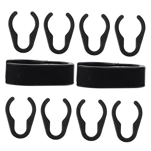Amosfun Mikrofonständer-kabelhalter 10er-pack Kunststoff-kabelclips Für Ktv-mikrofon Flexible Kabelklemme von Amosfun