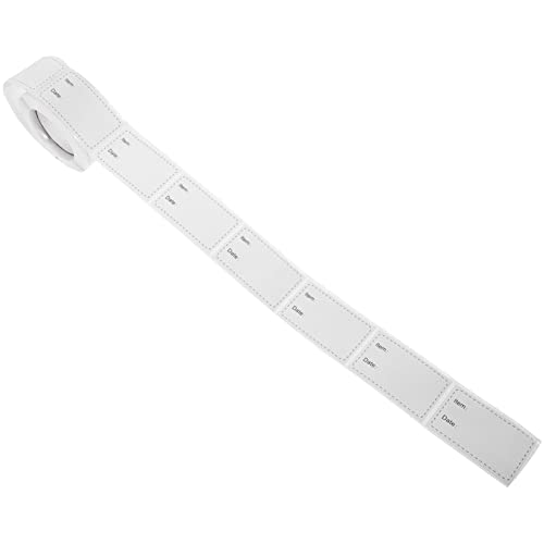 Amosfun 1Rolle Lebensmitteletiketten Rolle Ablösbare Aufkleber für Kühlschrank Gefrierschrank Blanko Etiketten für Behälter Gläser Vorräte Einfach Beschriftbar mit Stift Amosfun 1Rolle Lebensmitteletiketten Rolle Ablösbare Aufkleber für Kühlschrank Gefrierschrank Blanko Etiketten für Behälter Gläser Vorräte Einfach Beschriftbar mit Stift von Amosfun