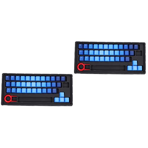 Amosfun 2 Sätze Tastenkappe mechanische Tastatur Mechanical Keyboard Tastaturzubehör Gaming-Tastatur Computer Tastatur Tastatur- einzigartige Tastaturkappen Suite von Amosfun