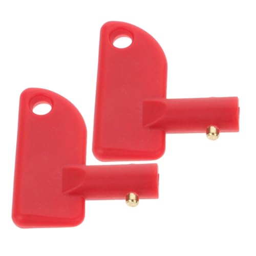 Amosfun 2 Stück Auto Isolator Zubehör Trennsystem Schaltergriff Trennschalter Montage Auto Trennschaltergriff Auto Abschaltsystem Schaltergriff Auto Versorgung Kunststoff Rot Amosfun 2 Stück Auto Isolator Zubehör Trennsystem Schaltergriff Trennschalter Montage Auto Trennschaltergriff Auto Abschaltsystem Schaltergriff Auto Versorgung Kunststoff Rot von Amosfun