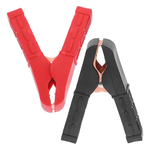 Amosfun 2 Stück Batterieladeclip isolierter Griff Krokodilklemmen-Messleitungen Batterieklemmen Krokodilclips Gator Clips Starthilfekabel Auto-Batterie-Clip Verkupferung Amosfun 2 Stück Batterieladeclip isolierter Griff Krokodilklemmen-Messleitungen Batterieklemmen Krokodilclips Gator Clips Starthilfekabel Auto-Batterie-Clip Verkupferung von Amosfun