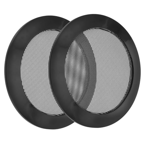 Amosfun 2 Stück Lautsprechergitter Abdeckung Schutz Bewachen Subwoofer Für Auto Grills Entlüften Lautsprechergehäuse Metallnetzlautsprecher Grill Plastik Schwarz Amosfun 2 Stück Lautsprechergitter Abdeckung Schutz Bewachen Subwoofer Für Auto Grills Entlüften Lautsprechergehäuse Metallnetzlautsprecher Grill Plastik Schwarz von Amosfun