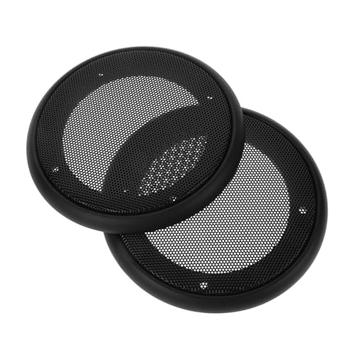 Amosfun 2 Stücke 4 Auto Audio Grille Subwoofer Abdeckungen Schlüssel Holzkohle Stoff Bass Lautsprecher Universal Schwarz Kunststoff Amosfun 2 Stücke 4 Auto Audio Grille Subwoofer Abdeckungen Schlüssel Holzkohle Stoff Bass Lautsprecher Universal Schwarz Kunststoff von Amosfun