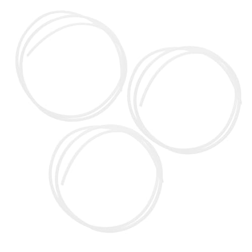 Amosfun 3 Stück Ptfe-schläuche 3d Drucker Zubehör Ptfe-schlauch Für Filament 3d-druckerschläuche Schlauch Für 3d-drucker Ptfe-schlauch Für Drucker 3d Drucker Ptfe Schlauch Weiß von Amosfun