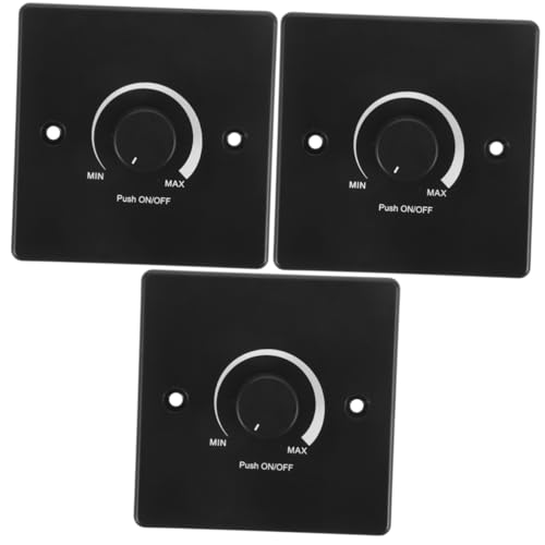 Amosfun 3 Stück Wohnmobil Lichtschalter Dimmer Schwach Schreibtischlampe 12v Dimmschalter Stk Schwarz Amosfun 3 Stück Wohnmobil Lichtschalter Dimmer Schwach Schreibtischlampe 12v Dimmschalter Stk Schwarz von Amosfun