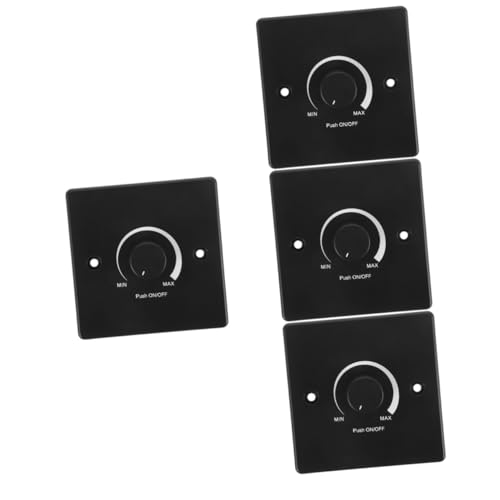 Amosfun 4 Stück 12v Dimmschalter Schwach Dimmer Schreibtischlampe Wohnmobil Lichtschalter Stk Schwarz Amosfun 4 Stück 12v Dimmschalter Schwach Dimmer Schreibtischlampe Wohnmobil Lichtschalter Stk Schwarz von Amosfun