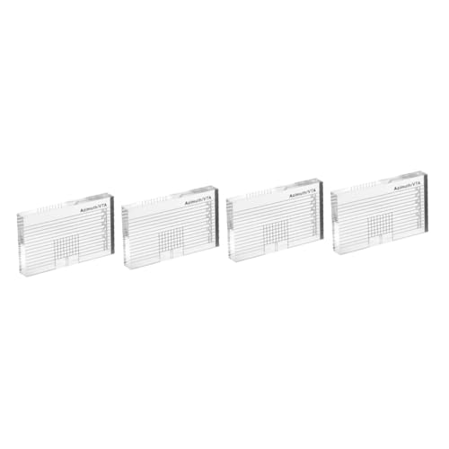Amosfun 4 Stück -Messung aufzeichnen Herrscher Ausrichtung Plattenspieler Plattenspieler-Ausrichtungssatz Stift -Alignment -Tools Winkelmesser Acryl Transparent Amosfun 4 Stück -Messung aufzeichnen Herrscher Ausrichtung Plattenspieler Plattenspieler-Ausrichtungssatz Stift -Alignment -Tools Winkelmesser Acryl Transparent von Amosfun