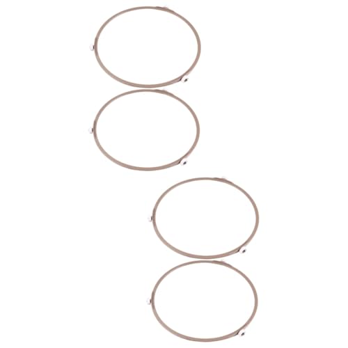 Amosfun 4 Stück Paletten Walzen Halterung Ofenrad Ringe Drehbarer Stützring Für Den Ofen Rotierende Walze Für Backbleche Mikrowellen-rollenführung Rundes Tablett Grillzubehör Brown Plastik Amosfun 4 Stück Paletten Walzen Halterung Ofenrad Ringe Drehbarer Stützring Für Den Ofen Rotierende Walze Für Backbleche Mikrowellen-rollenführung Rundes Tablett Grillzubehör Brown Plastik von Amosfun