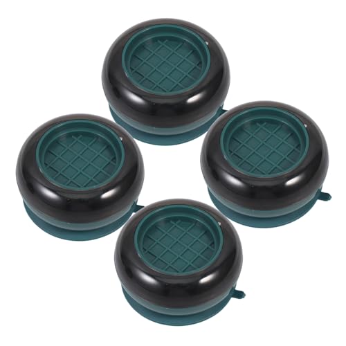 Amosfun 4Stücke Rutschfeste Waschmaschinenfüße mit Vibrations Pads Stoßdämpfer für Waschmaschinen Kühlschränke Geräuschreduzierend Stabilität Design von Amosfun