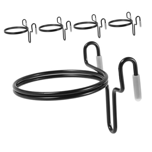Amosfun 5 Stück Getränkehalter Kaffeewagen Zubehör Tassenständer Tassenregal Tassenregal Milchflaschenhalter Einkaufswagen Kaffeehalter Kaffeehalter Einkaufswagen Wiederverwendbar von Amosfun