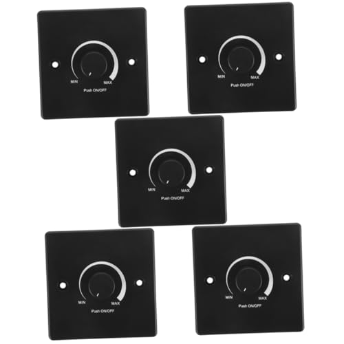Amosfun 5 Stück Wohnmobil Lichtschalter Dimmer Schwach Schreibtischlampe 12v Dimmschalter Schwarz Stk Amosfun 5 Stück Wohnmobil Lichtschalter Dimmer Schwach Schreibtischlampe 12v Dimmschalter Schwarz Stk von Amosfun