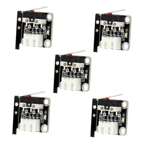 Amosfun 5Er Set Endschalter Grenze mechanisch geschlossen Schaltmodul kabelbefestigung Roboterkollisionsmodul Kollisionsmodul für Roboter Kollisionssensormodul PC-Platine Amosfun 5Er Set Endschalter Grenze mechanisch geschlossen Schaltmodul kabelbefestigung Roboterkollisionsmodul Kollisionsmodul für Roboter Kollisionssensormodul PC-Platine von Amosfun
