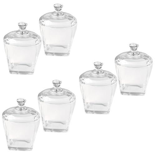 Amosfun 6 Stk Bonbonglas Aus Glas Apotheker Kanister Bonbonschale Aus Glas Mit Deckel Abgedeckte Bonbonschale Bonbonschalen Mit Deckel Süßigkeiten Keksdose Gläser Trockenfrüchte Getreide Amosfun 6 Stk Bonbonglas Aus Glas Apotheker Kanister Bonbonschale Aus Glas Mit Deckel Abgedeckte Bonbonschale Bonbonschalen Mit Deckel Süßigkeiten Keksdose Gläser Trockenfrüchte Getreide von Amosfun