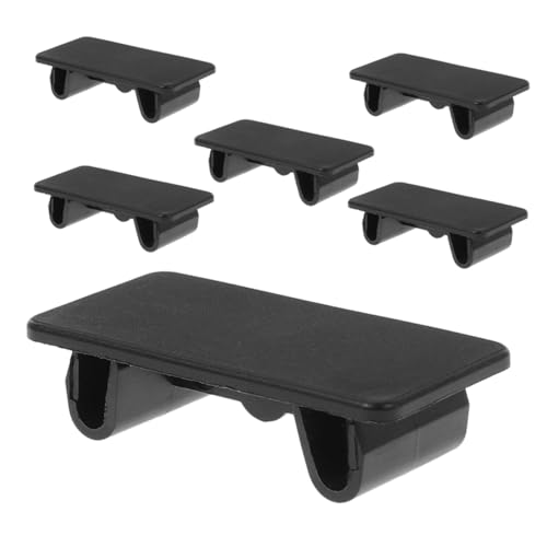 Amosfun 6 Stück Schalttafel Wippschalterplatte Auto Lichtschalter Kippschalterhalterung Wippschalter-abdeckplatte Schiffsschalter Schalterplatte Für Boot Schaltertafel Black Abs von Amosfun