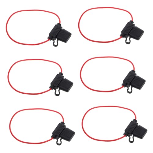 Amosfun 6 Stücke Schaltung Wasserdichte Halterung Atm Sicherung Halter In Linie Sicherung Inline Sicherung Wasserdichte Sicherung Pvc von Amosfun
