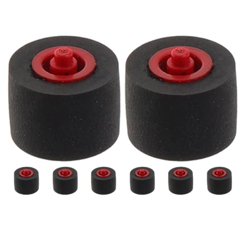 Amosfun 8 Stück Druckwalze Andruckrolle für Klebeband Schreibermaschine Andruckrolle Kassettenrekorder Lagerrolle für Video Kassettenmaschine reparieren Andruckrolle Gummi Amosfun 8 Stück Druckwalze Andruckrolle für Klebeband Schreibermaschine Andruckrolle Kassettenrekorder Lagerrolle für Video Kassettenmaschine reparieren Andruckrolle Gummi von Amosfun