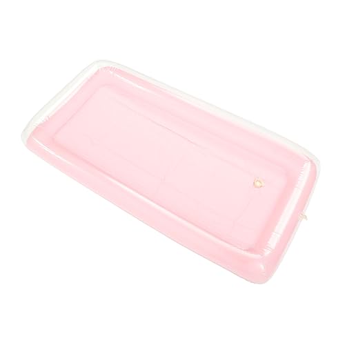 Amosfun Aufblasbare Wassereisbar Schwimmendes Getränketablett Schwimmender Kühler Aufblasbare Kühler Aufblasbare Tassenuntersetzer Getränkekühler Bar Zum Ausschank Von Getränken Rosa Pvc von Amosfun