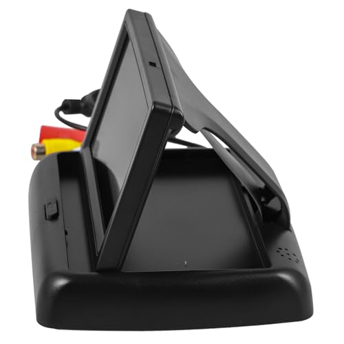 Amosfun Auto-Monitor Auto Bildschirm umkehren Anzeige Rückseite für Rückansicht Rückfahrkamera-Monitor Rückfahrmonitor Abs Black von Amosfun