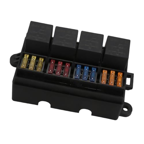 Amosfun Auto Sicherungskasten Mit Manuellem Rücksetzschalter Selbstwiederherstellende Sicherung Wasserdichtes Design Für Autos Und Boote Ohne Sicherungen von Amosfun