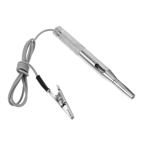 Amosfun Batterietester Auto Stromkreistester Elektrischer Tester Auto Sicherungstester 12 Volt Prüflampe 12 Volt Tester Sicherungstester Kfz Kabeltester Prüflampe Kfz Silber Kupfer von Amosfun