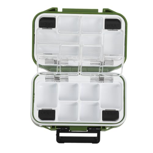 Amosfun Box Angelzubehörbox Angelzubehörbehälter Angelaufbewahrungskoffer Angelgeräteschalen Hakenaufbewahrungsbehälter Tragbare Angelgeräteaufbewahrung Fliegenfischergerät Grüner Amosfun Box Angelzubehörbox Angelzubehörbehälter Angelaufbewahrungskoffer Angelgeräteschalen Hakenaufbewahrungsbehälter Tragbare Angelgeräteaufbewahrung Fliegenfischergerät Grüner von Amosfun