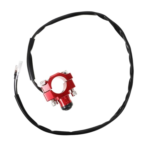 Amosfun Motorrad Startschalterknopf Motorradgehäuse Griffschalter Funktion Zündungsmodifikation Motorrad Starterknopf Motorstoppschlüssel Aluminiumlegierung Rot Amosfun Motorrad Startschalterknopf Motorradgehäuse Griffschalter Funktion Zündungsmodifikation Motorrad Starterknopf Motorstoppschlüssel Aluminiumlegierung Rot von Amosfun